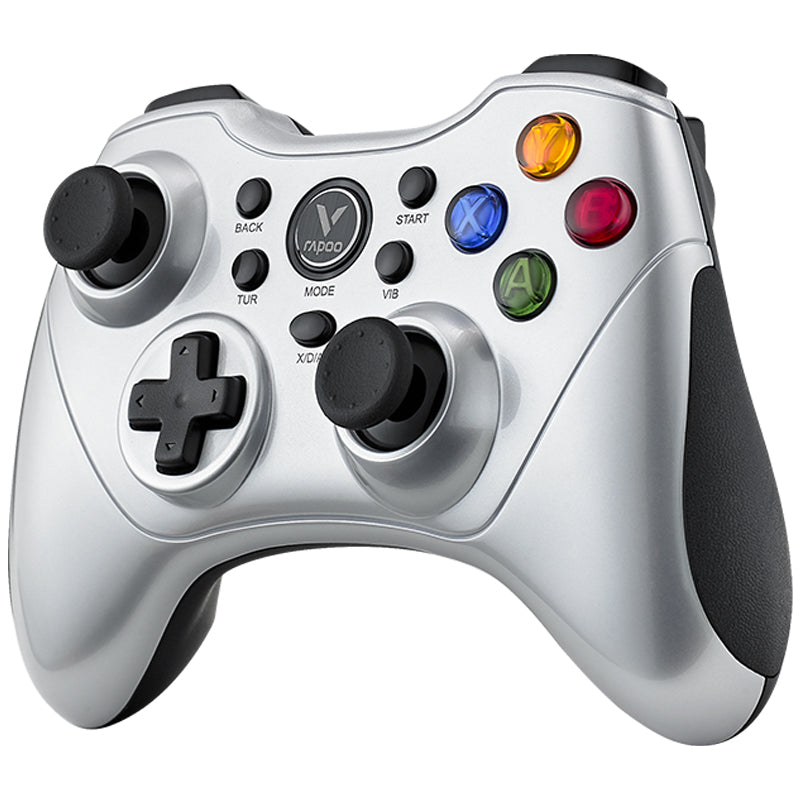 RAPOO V600S verze 2023 Kabelový bezdrátový dvourežimový vibrační herní ovladač Kompatibilní s herními konzolami pro více platforem Ergonomický gamepad s joystickem RAPOO V600S verze 2023 Kabelový bezdrátový dvourežimový vibrační herní ovladač Kompatibilní s herními konzolami pro více platforem Ergonomický gamepad s joystickem